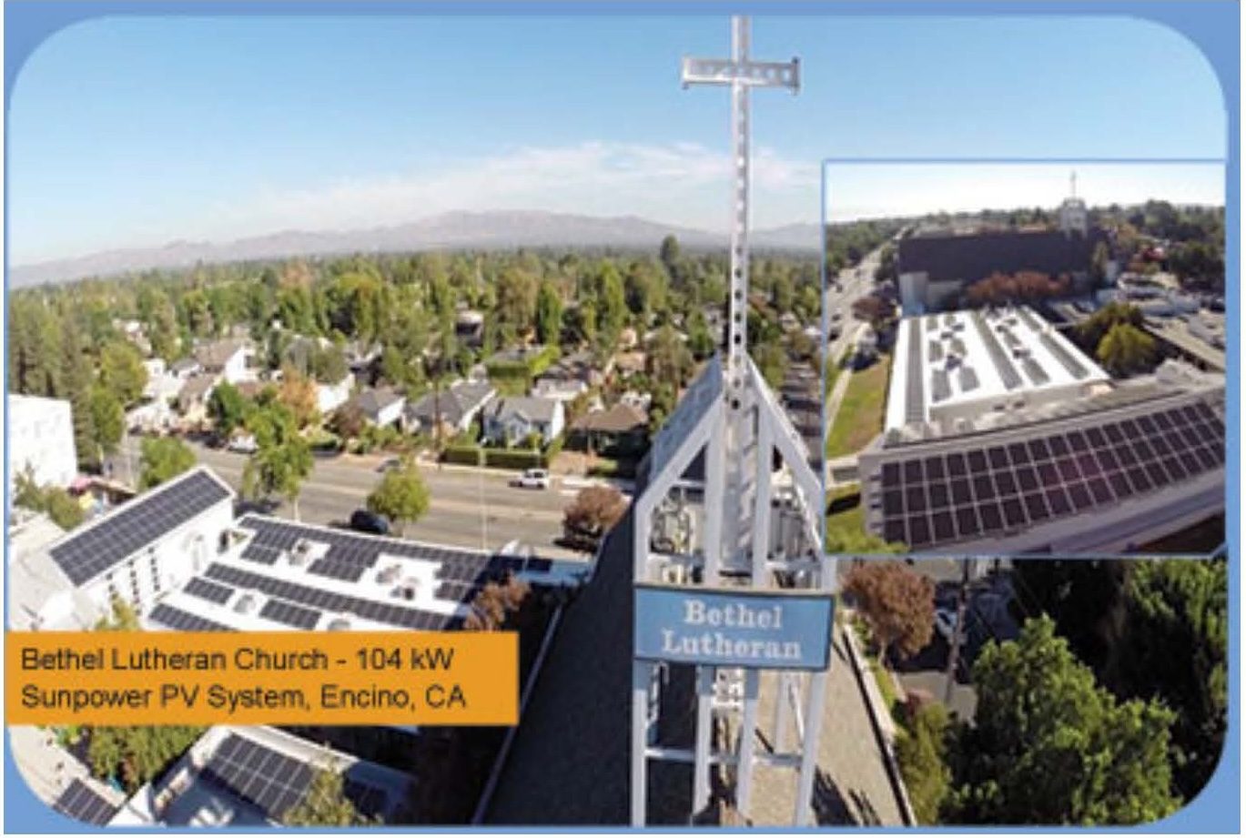 104 kW commercial solar, Encino CA