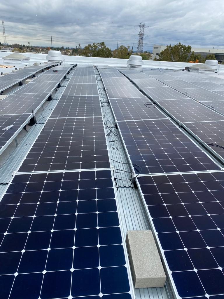 Commercial solar array, Irwindale
